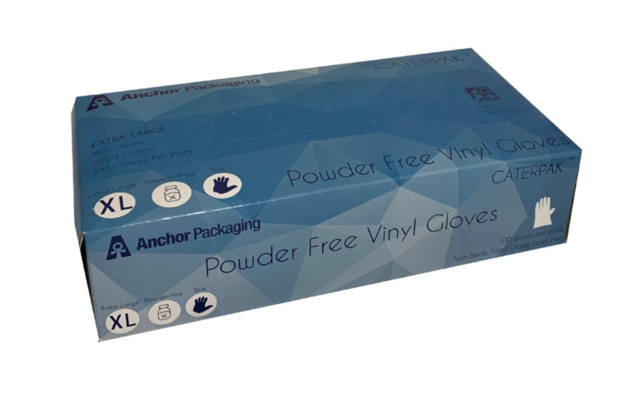 anchor vinyl powder free gloves